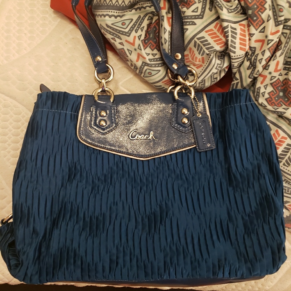 Teal Coach Bag